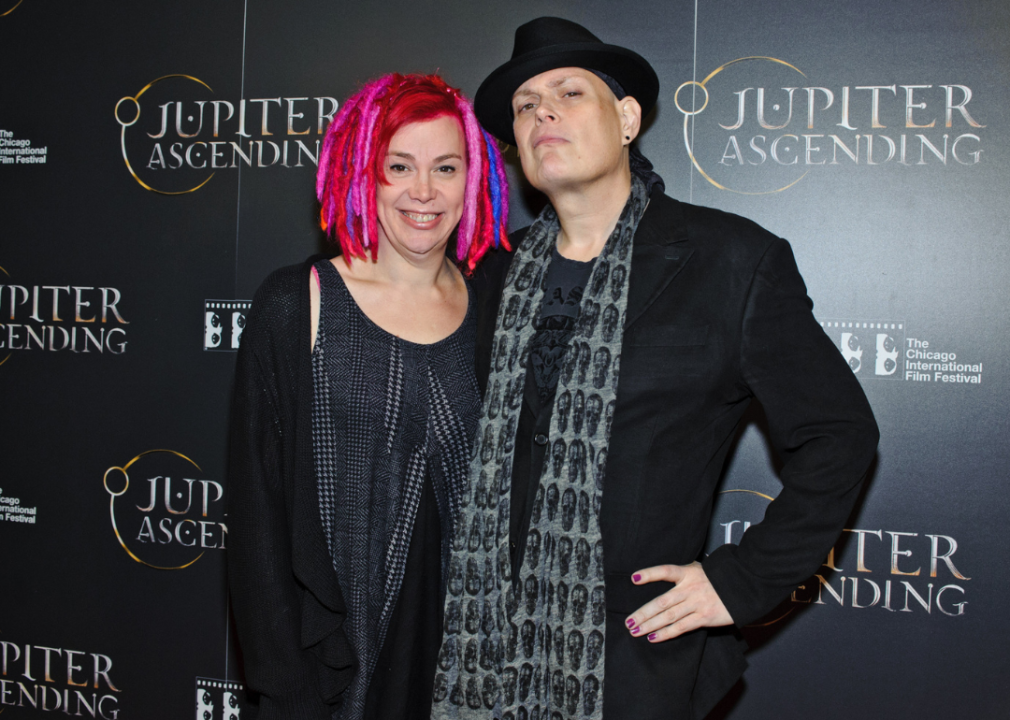 Lana and Lilly Wachowski at event