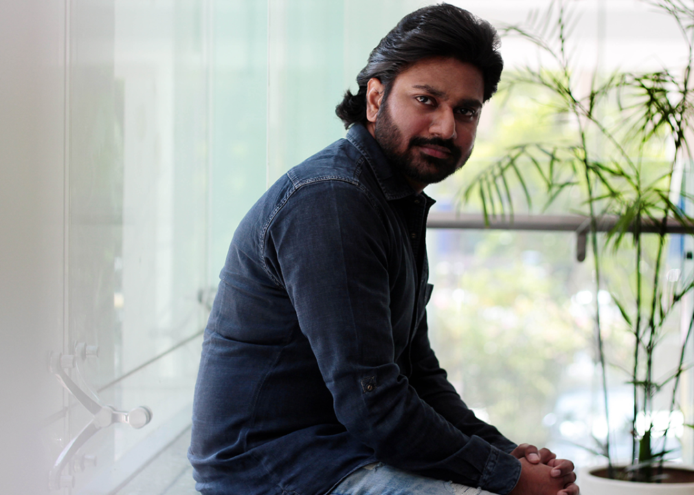 Mithoon poses for a portrait.