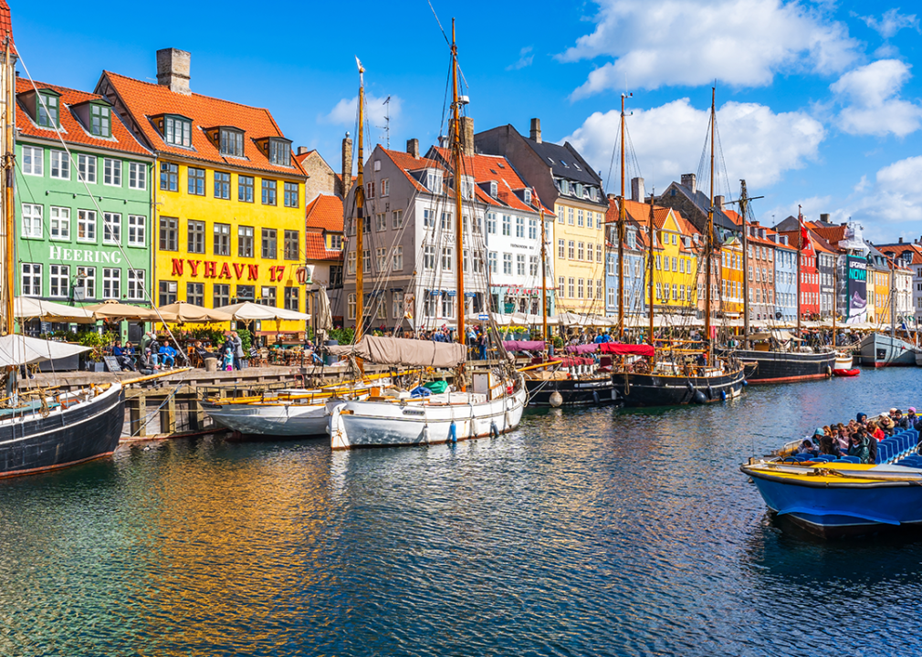 Nyhavn harbor in Copenhagen.