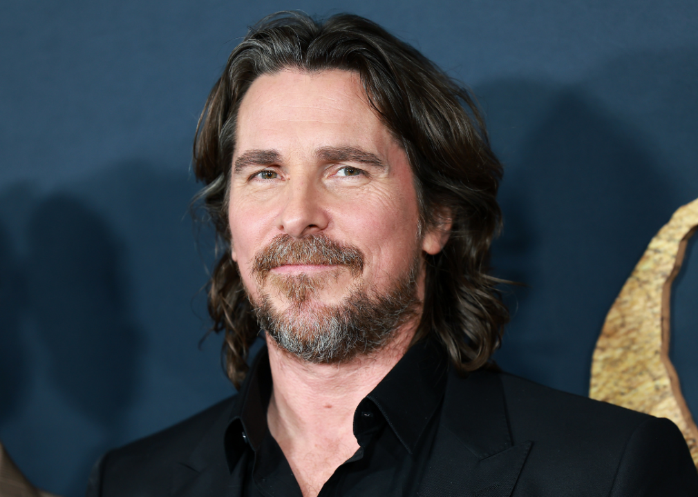 Christian Bale attends ‘The Pale Blue Eye’ premiere.