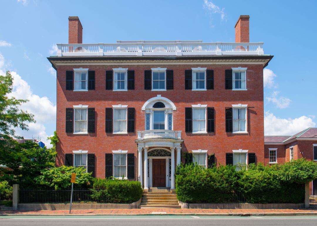 Exterior Andrew Safford House in Salem, Massachusetts.