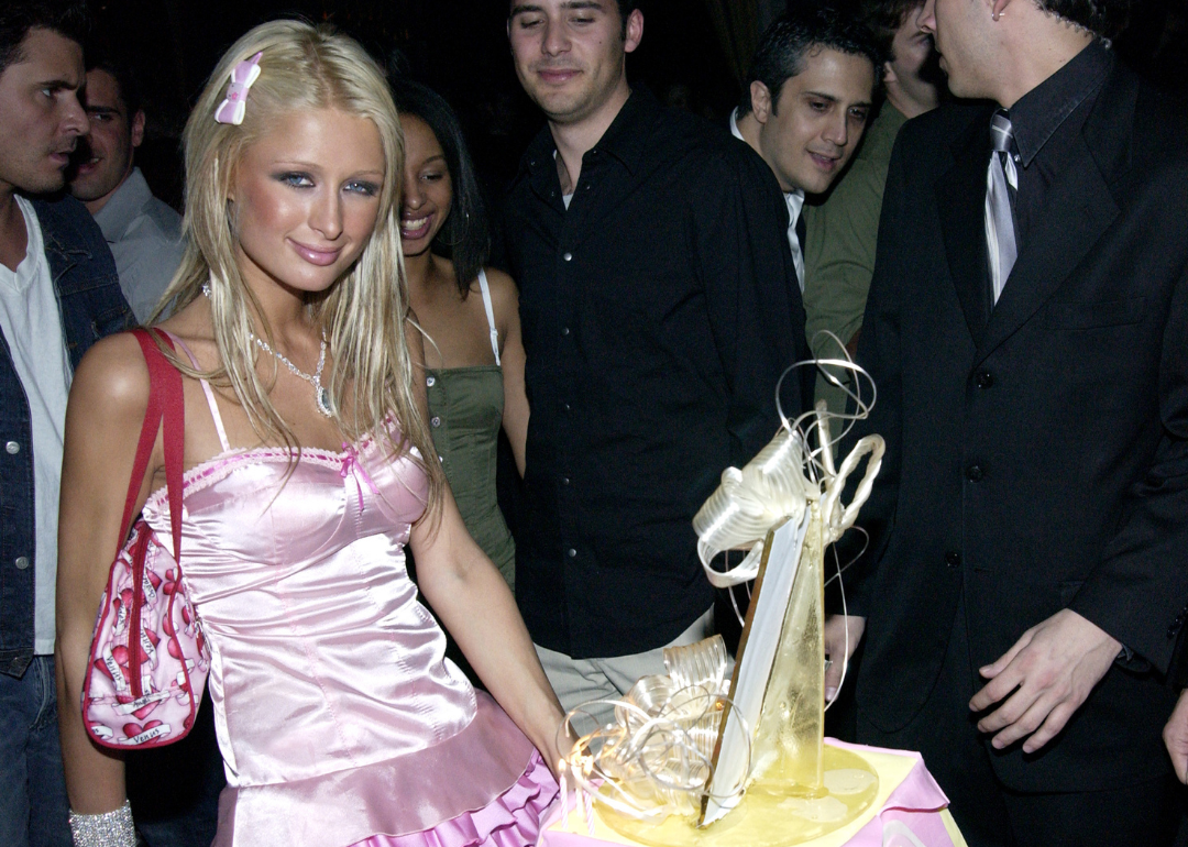 Paris Hilton's Birthday Party at LIGHT at the Bellagio.