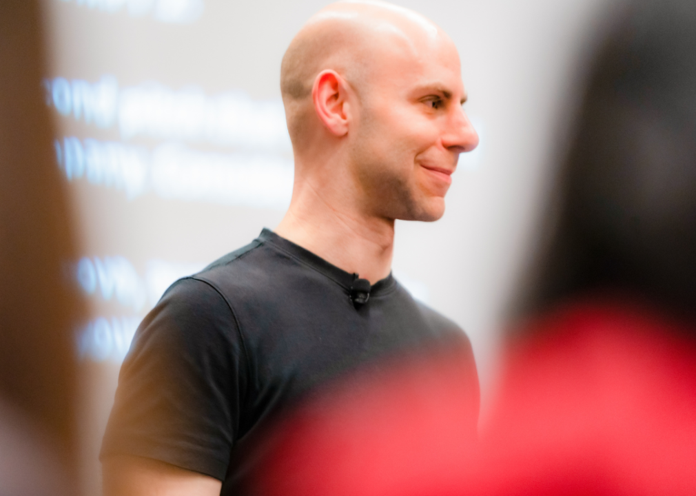 Adam Grant speaks at TED event