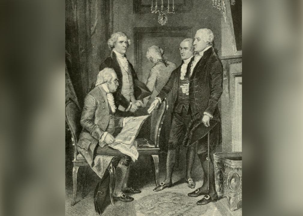 George Washington and his cabinet