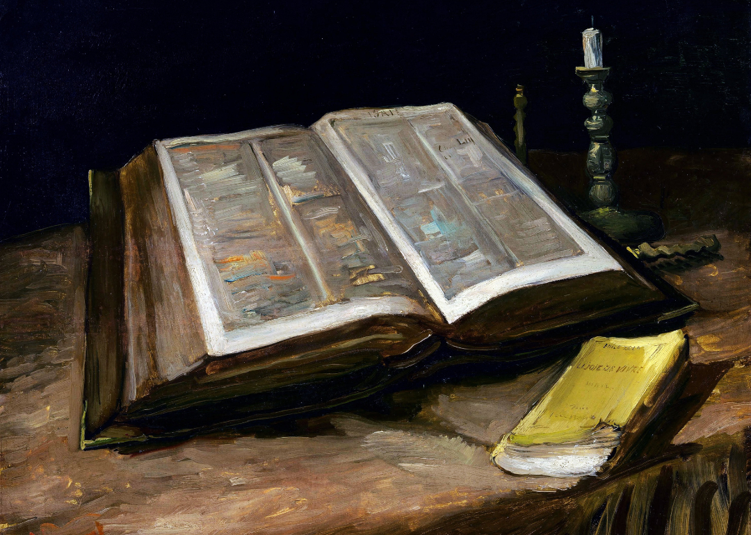 ‘Still Life with Bible’ by Vincent van Gogh.