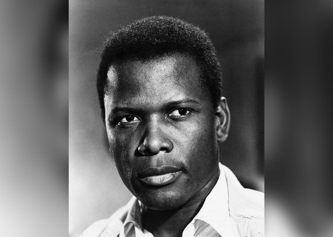 Portrait of Sidney Poitier.