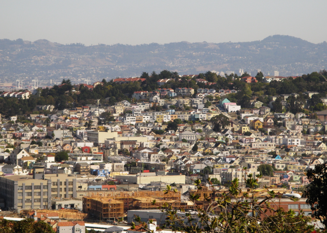 High angle view of San Mateo