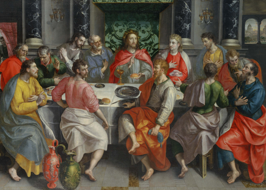 Maerten de Vos painting of The Last Supper.