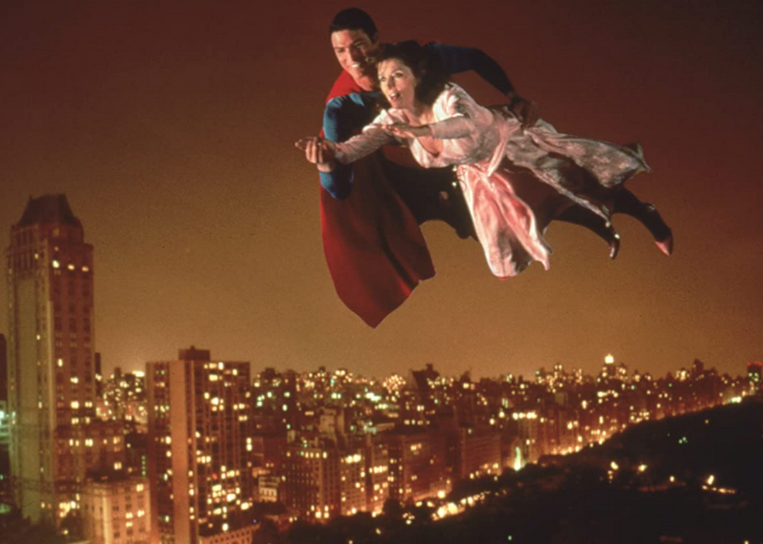 Christopher Reeve and Margot Kidder in 'Superman IV.'