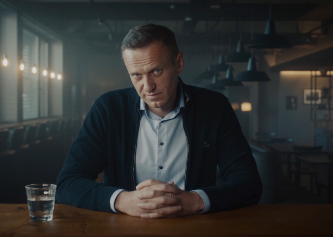 Alexei Navalny in a scene from ‘Navalny’.