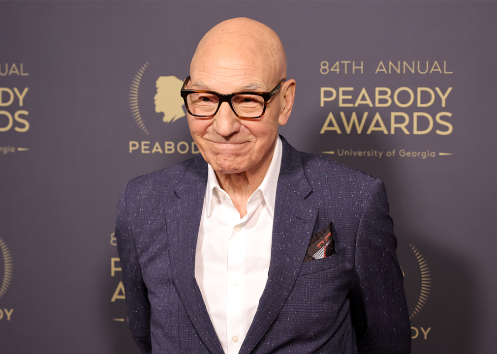 Patrick Stewart attends the 84th Annual Peabody Awards.