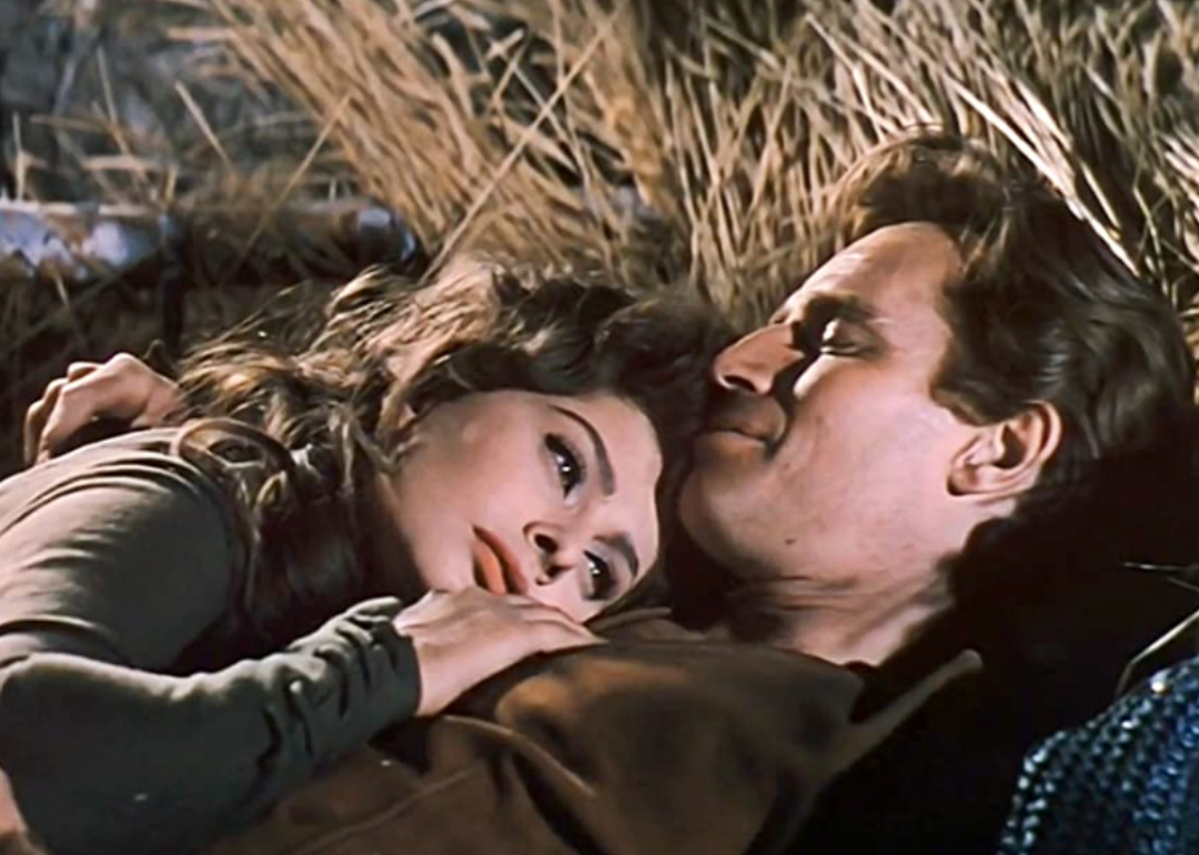 Sophia Loren and Charlton Heston in a scene from ‘El Cid’