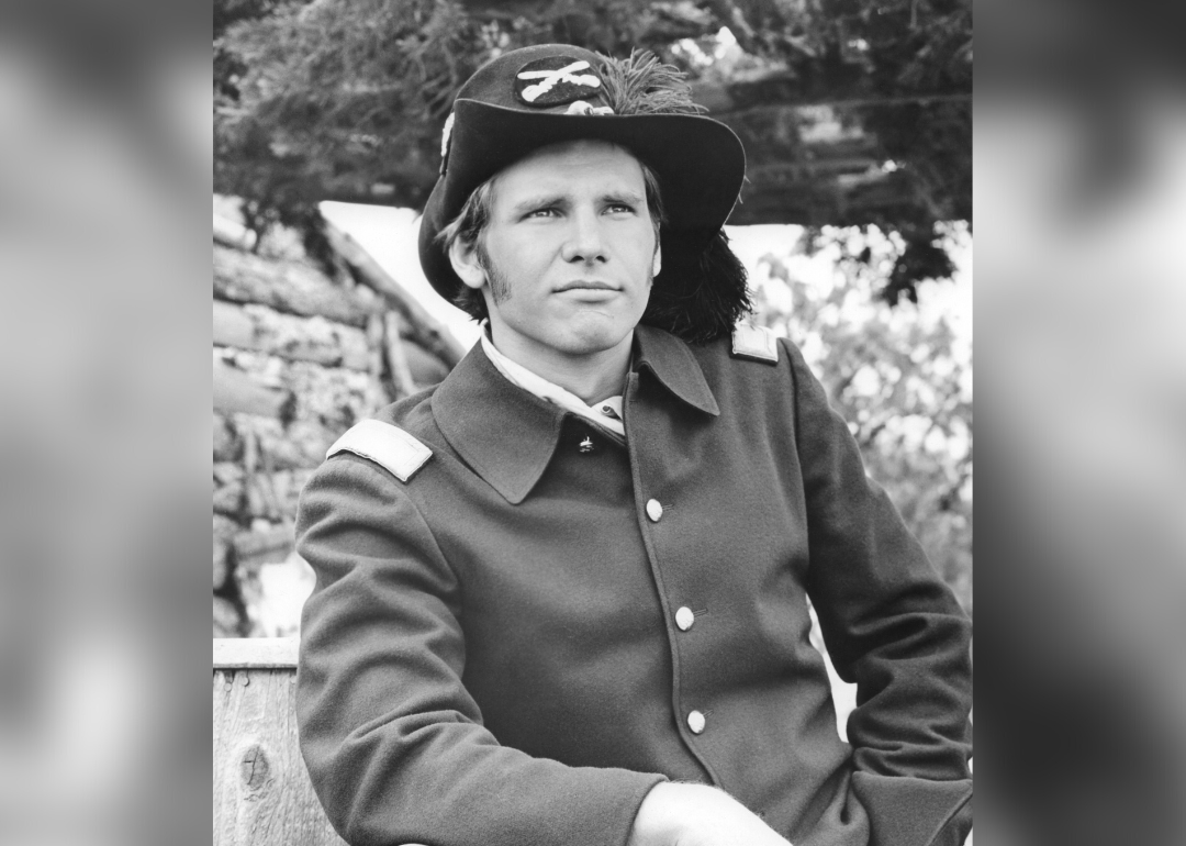 Harrison Ford in costume on the set of ‘A Time for Killing