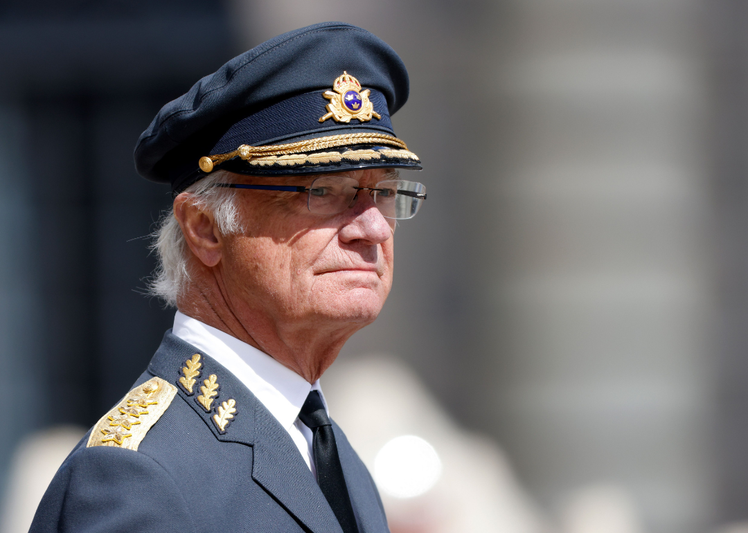 King Carl XVI Gustaf of Sweden attends his 76th birthday celebration.