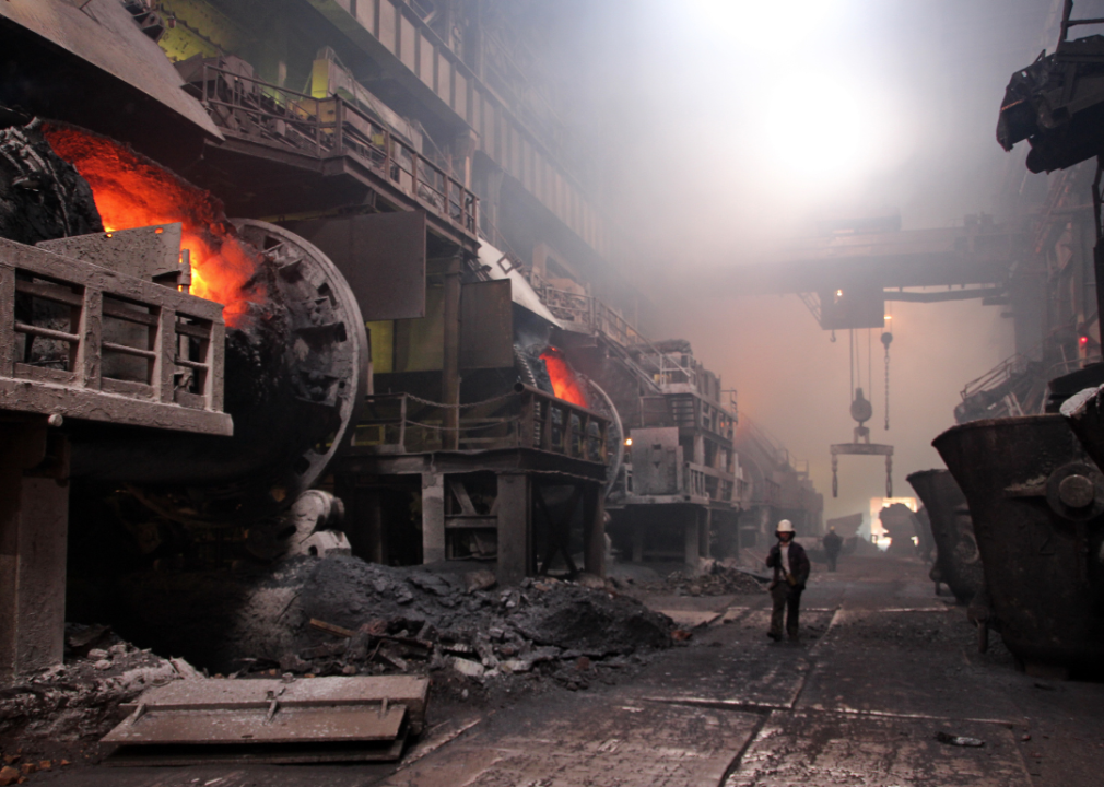 Norilsk Nickel, Copper Plant, smelting shop