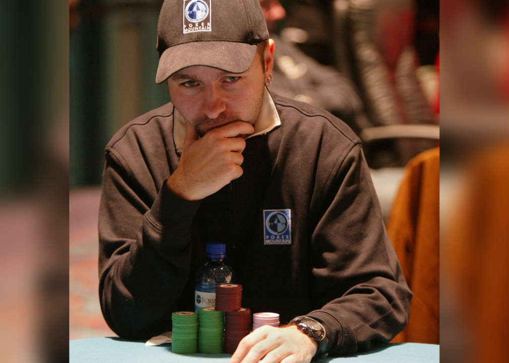 Poker player Daniel Negreanu competes.