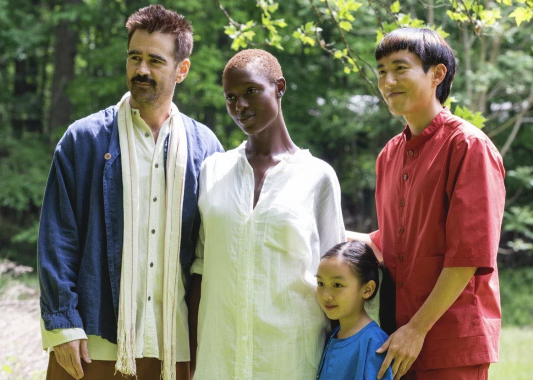 Colin Farrell, Jodie Turner-Smith, Justin H. Min, and Malea Emma Tjandrawidjaja in ‘After Yang.'