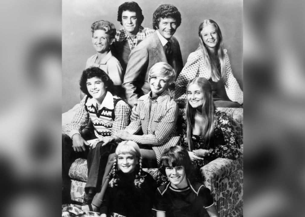 The cast of 'The Brady Bunch’ in publicity photo.