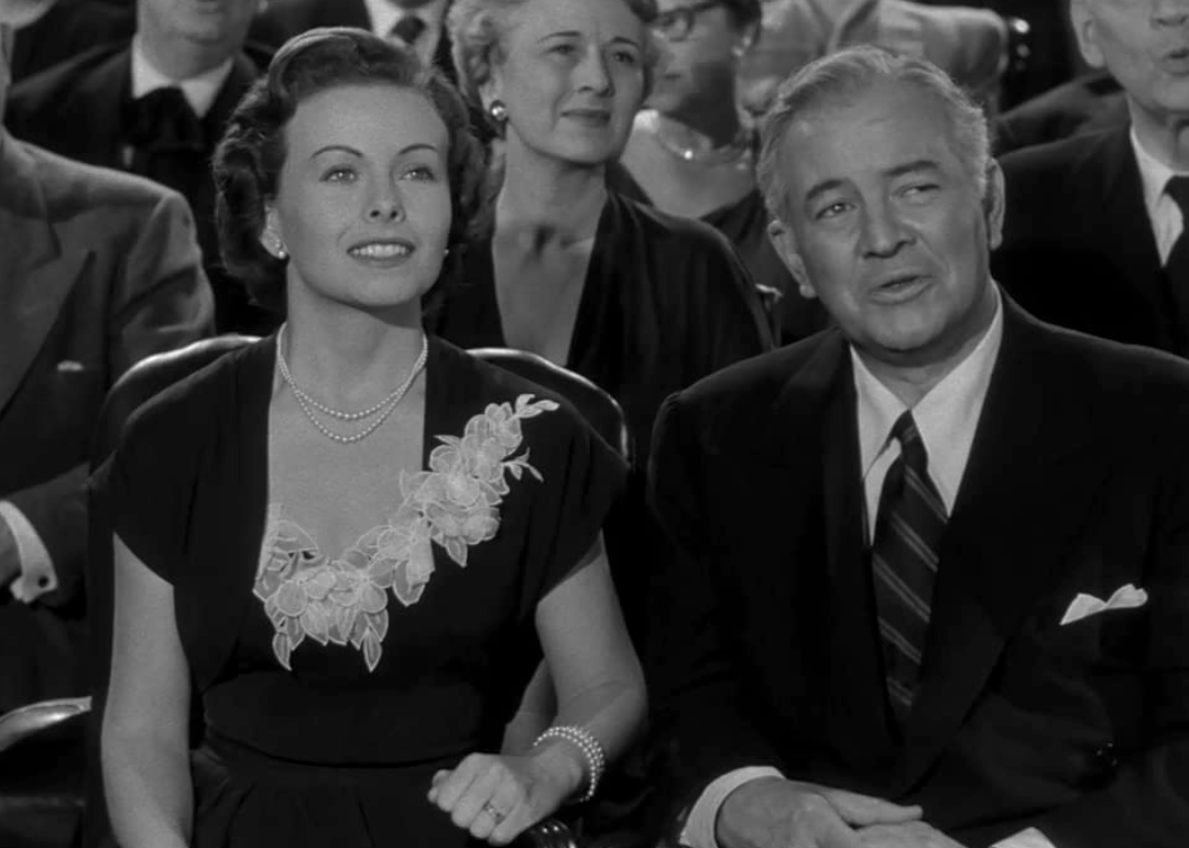 Bess Flowers and Sidney Blackmer in ‘People Will Talk’.