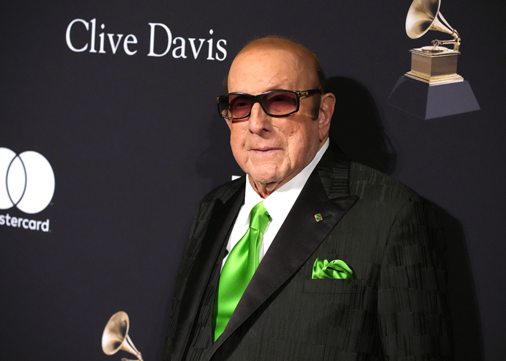 Clive Davis attends the Pre-Grammy Gala & Grammy Salute to Industry Icons.