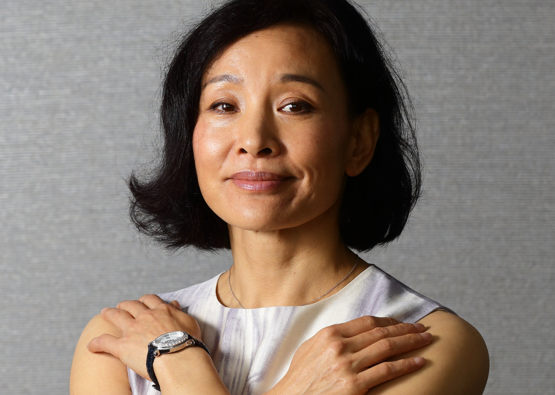 Joan Chen poses for a photo at Singapore International Film Festival.