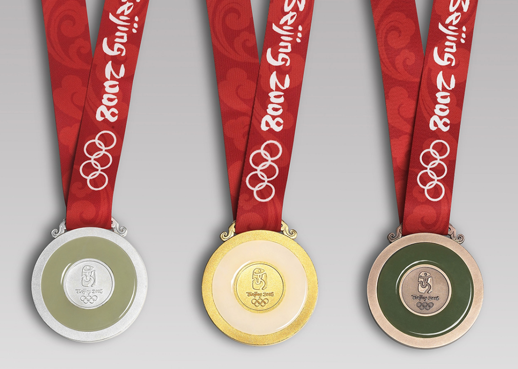 Beijing 2008 Olympic Game medals.