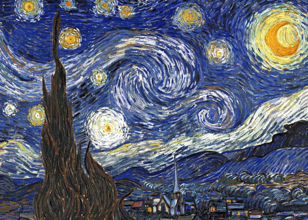 ‘Starry Night’ by Vincent van Gogh.