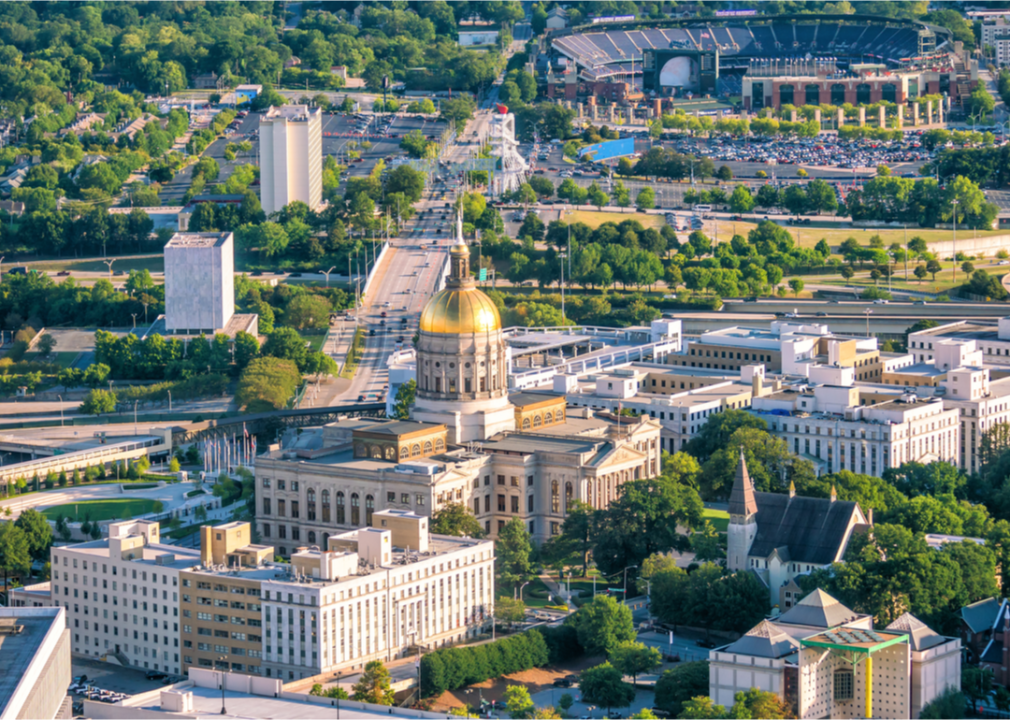 Georgia State Capitol building in Atlanta.