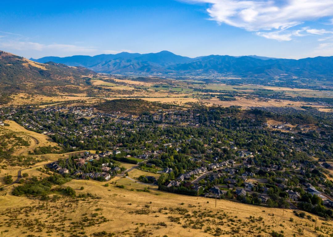 Elevated view of Medford.