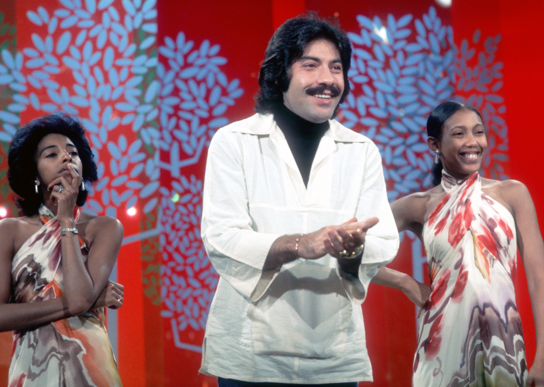 Tony Orlando and Dawn performing onstage.