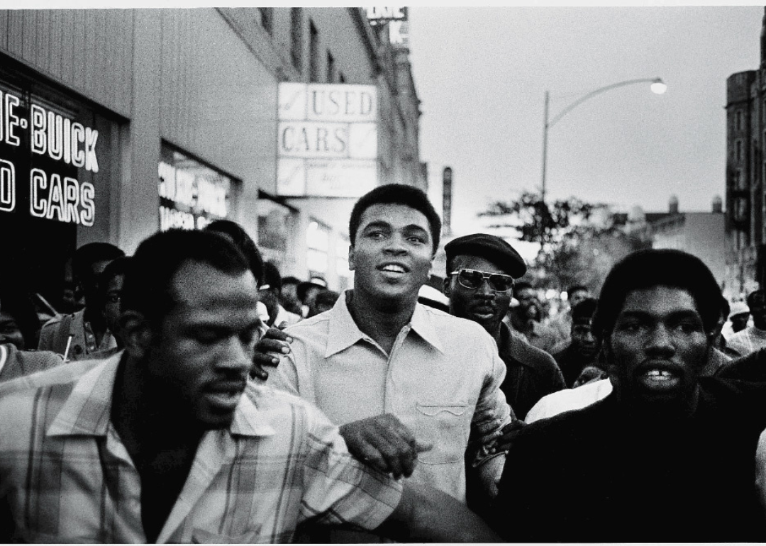 Muhammad Ali in New York City.