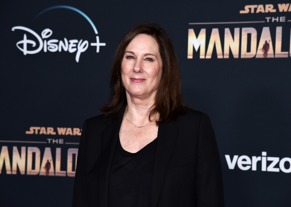 Kathleen Kennedy arrives at premiere