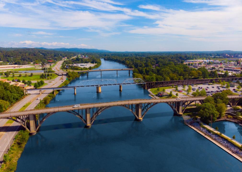 A bridge in Gadsden.