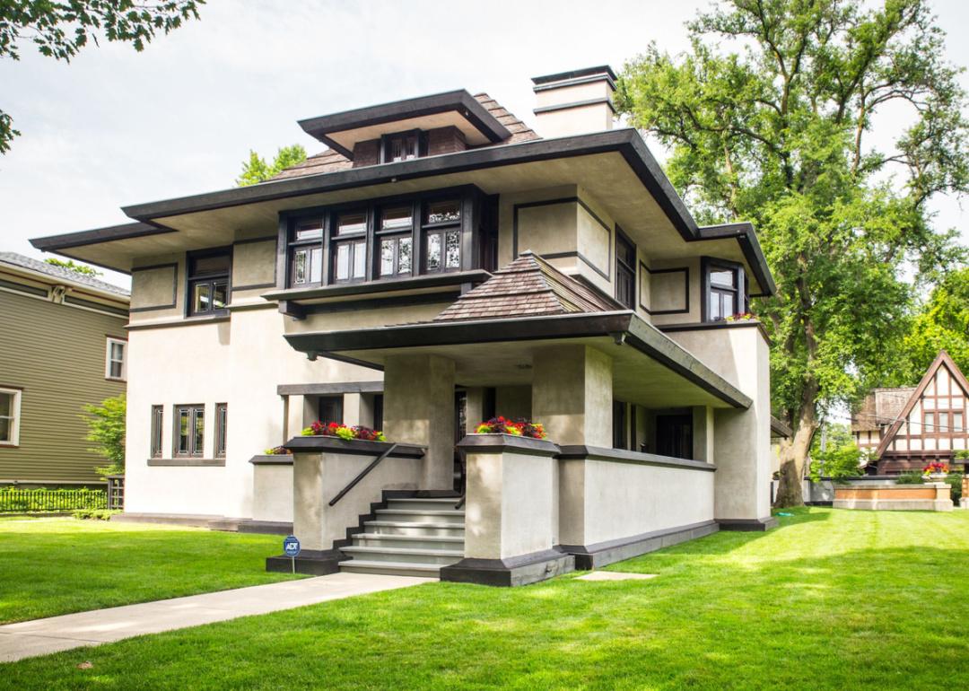 Frank Lloyd Wright designed house in Oak Park, Illinois.