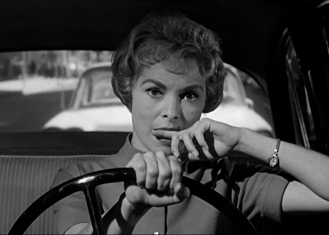 Janet Leigh in a scene from Psycho.