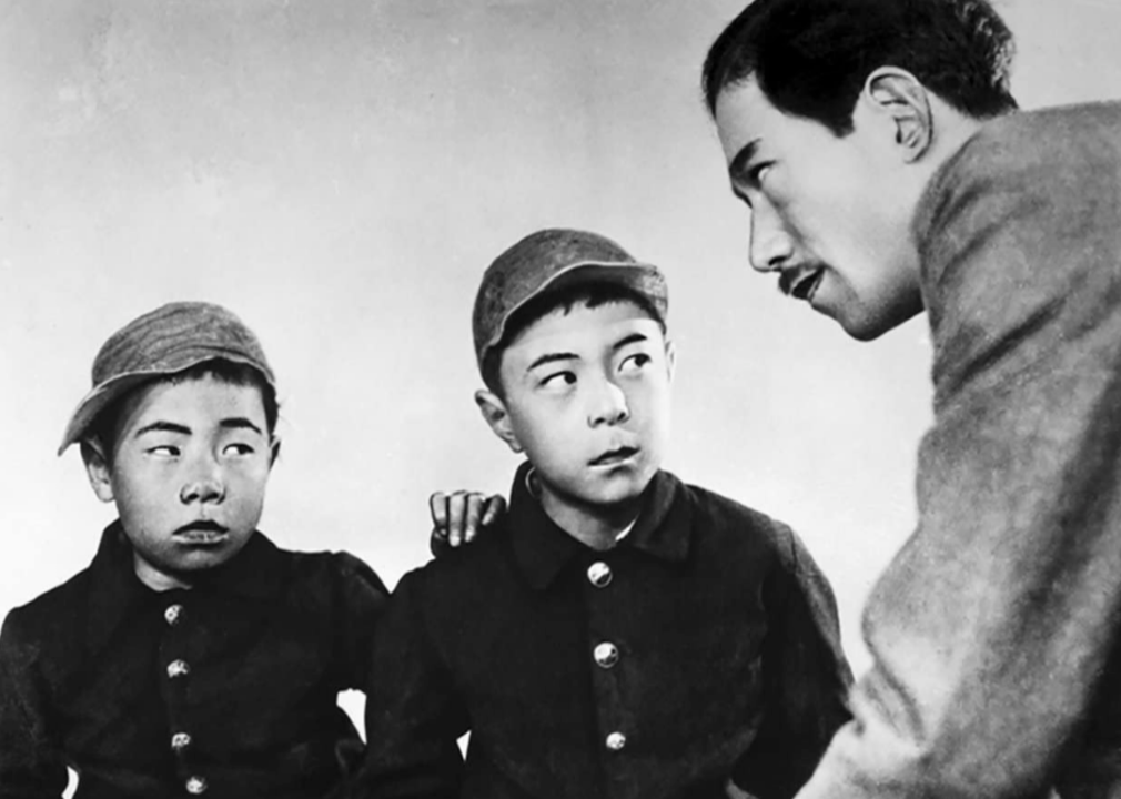 Tomio Aoki, Tatsuo Saitô, and Hideo Sugawara in ‘I Was Born, But…’.