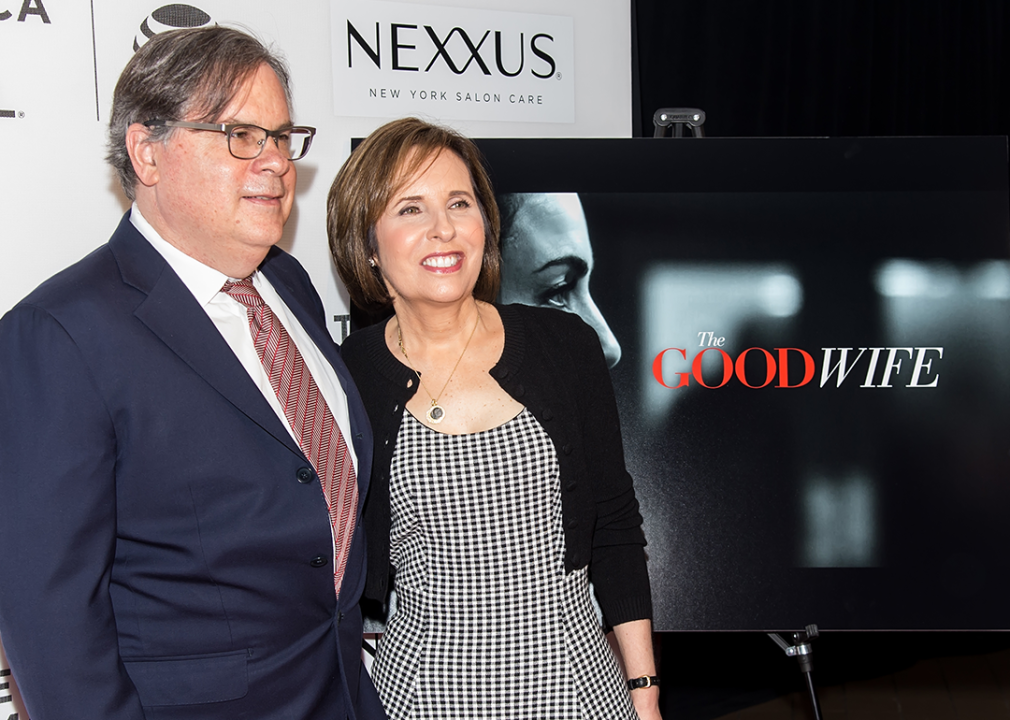 Robert King and Michelle King attend The Good Wife screening during 2016 Tribeca Film Festival.