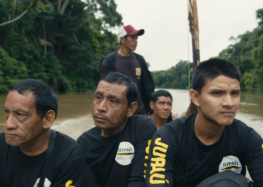 Bitaté Uru Eu Wau Wau in a scene from the documentary ‘The Territory’.