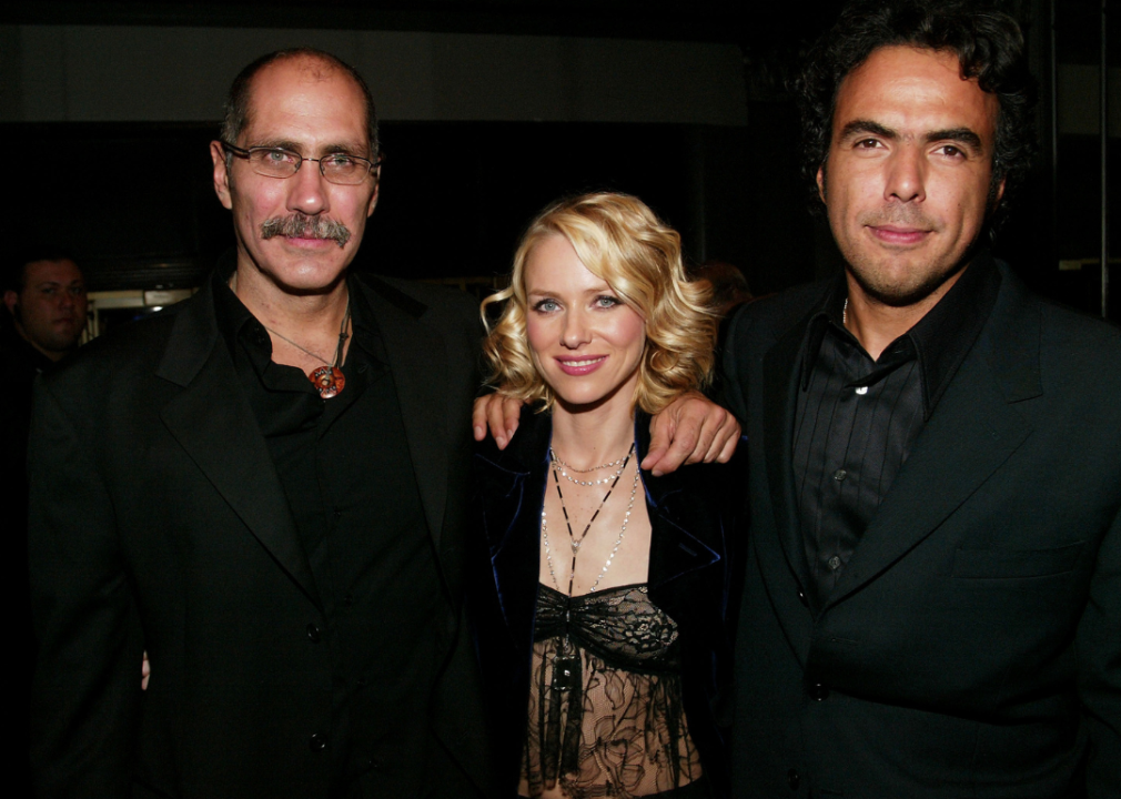 Guillermo Arriaga Jordan, Naomi Watts and Alejandro Gonzalez at screening