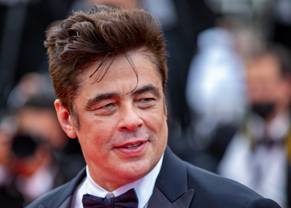 Benicio del Toro attends screening at Cannes.