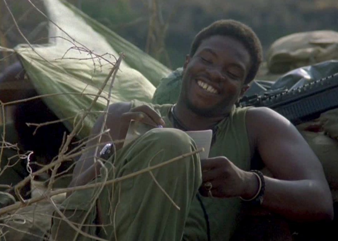 Keith David in ‘Platoon’.