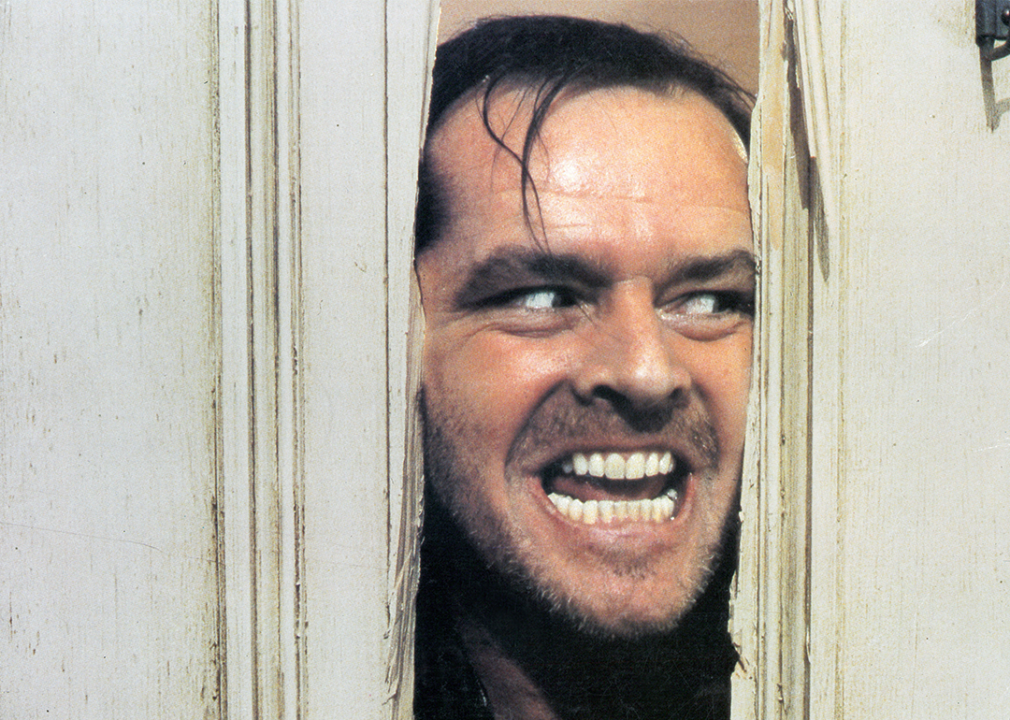 Jack Nicholson in a scene from ‘The Shining’.