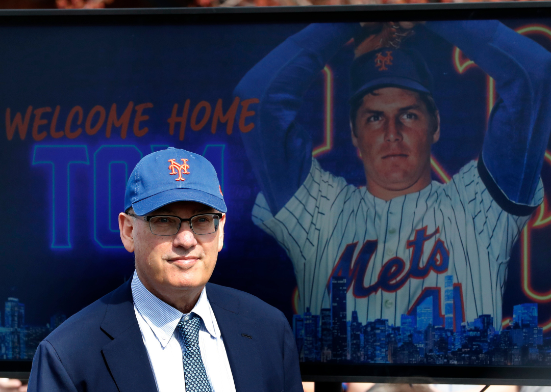 Steven A. Cohen attends Mets event.