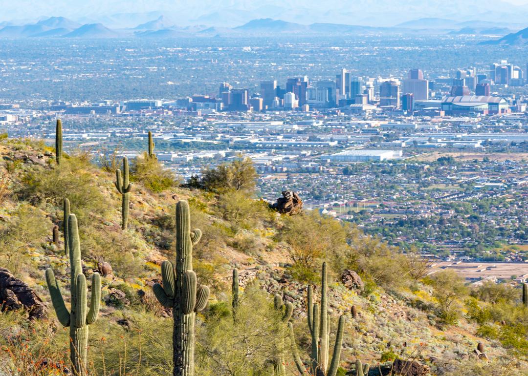 Scenic view of Phoenix Arizona