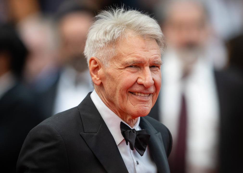 Harrison Ford attends the ‘Indiana Jones and The Dial Of Destiny’ red carpet.