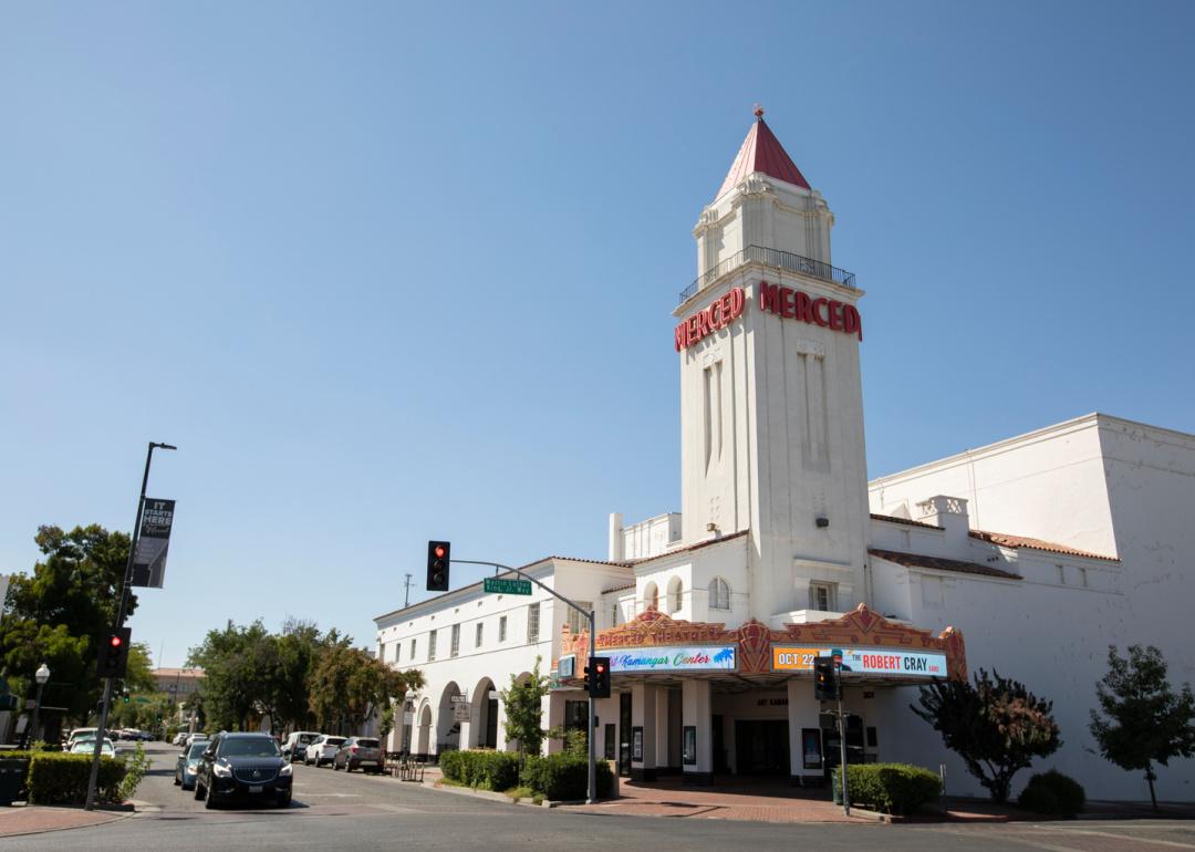 Historic theater in Merced.