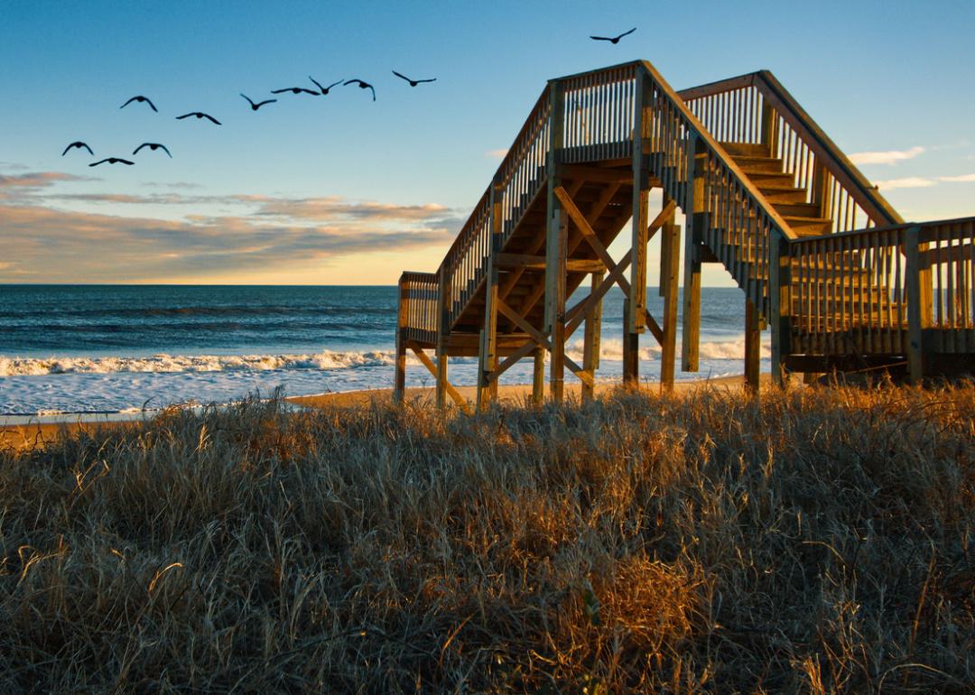 Topsail Beach in Jacksonville.