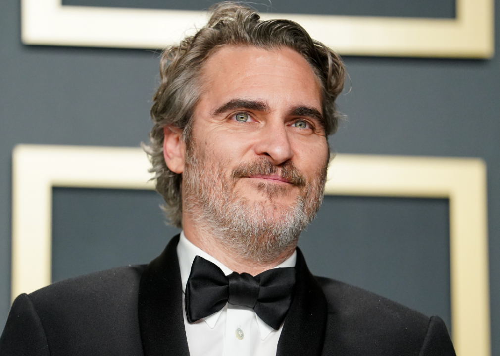 Joaquin Phoenix at the Academy Awards.