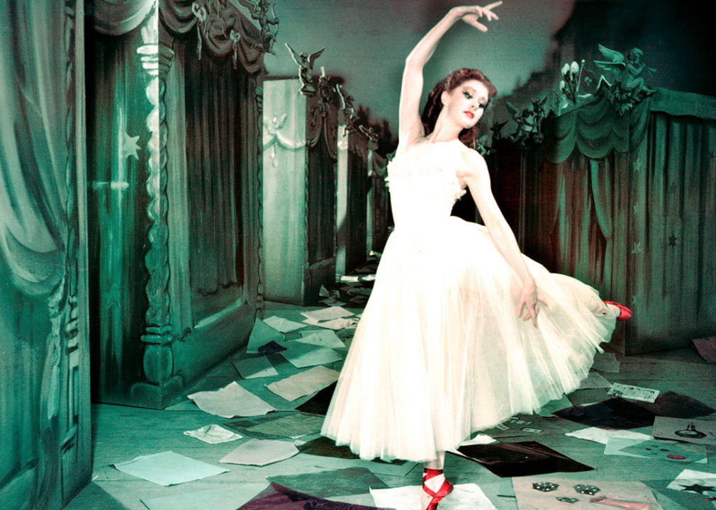 Moira Shearer in ‘The Red Shoes’.