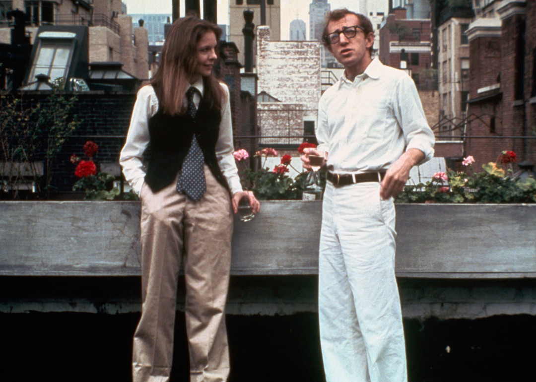 Diane Keaton and Woody Allen in the film 